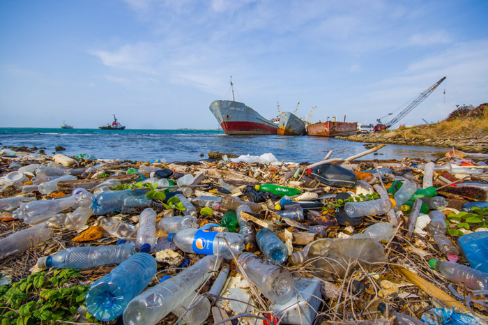 plastic in ocean