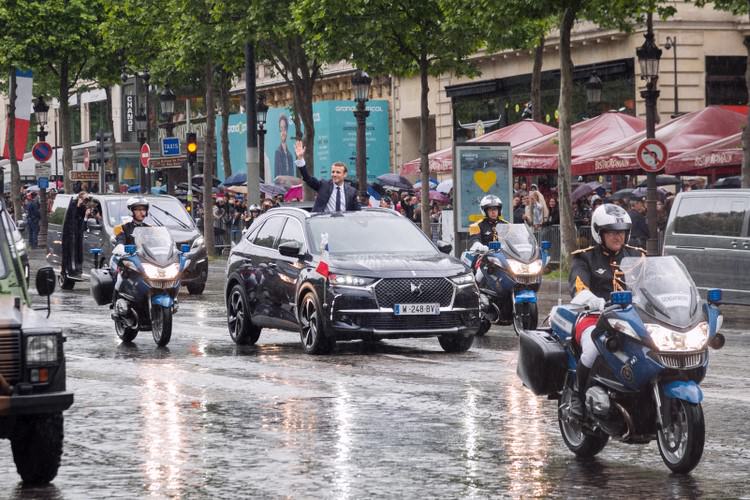رئیس جمهور جدید فرانسه با چه خودرویی به مراسم تحلیف خود رفت