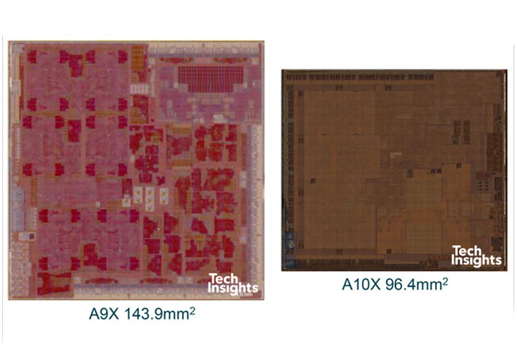 تراشه A10X Fusion اولین نمونه مبتنی بر لیتوگرافی ۱۰ نانومتری TSMC است