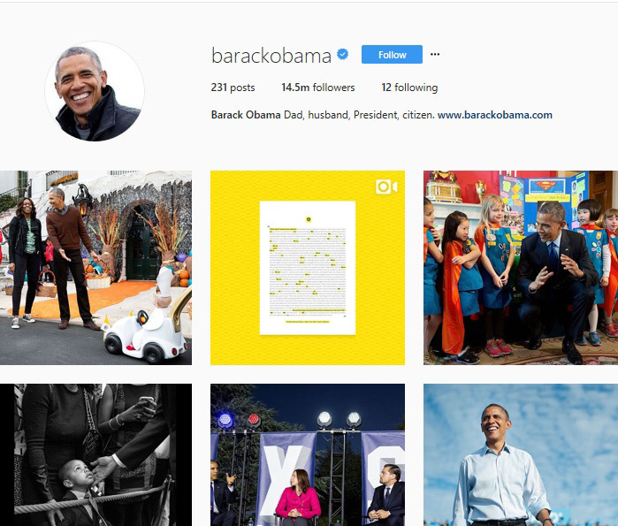 Barack Obama page