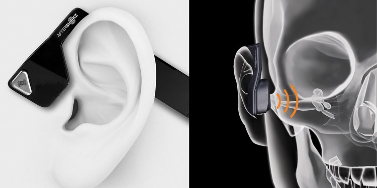 aftershockz bluetooth headphone bone conduction 