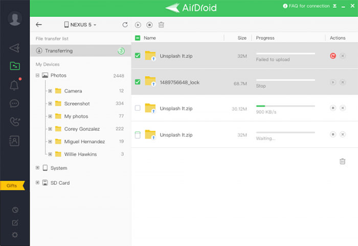Airdroid FileManager