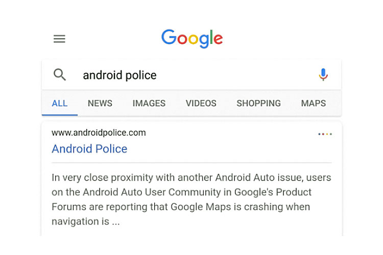 گوگل طرحی جدید برای صفحه‌ جستجوی موبایل ارائه می‌کند