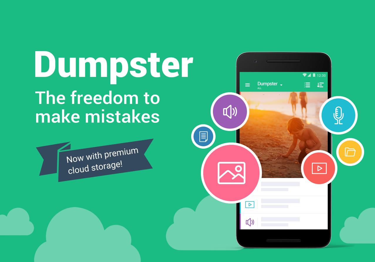 رهایی از حذف یا پاک کردن ناخواسته فایل ها در اندروید با Dumpster - زوم‌اپ