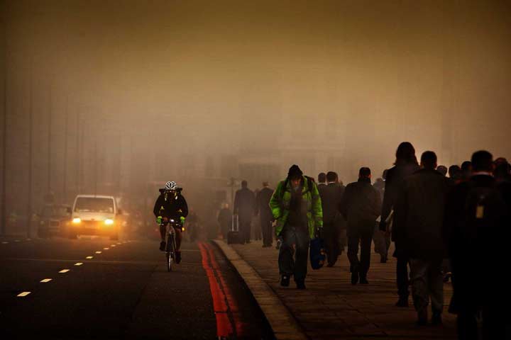 آلودگی هوا در لندن