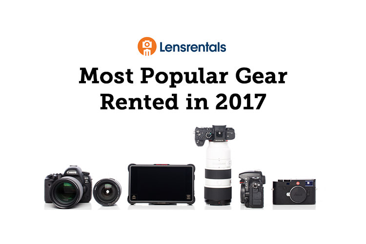محبوب‌ترین تجهیزات عکاسی با بیشترین اجاره در سال 2017