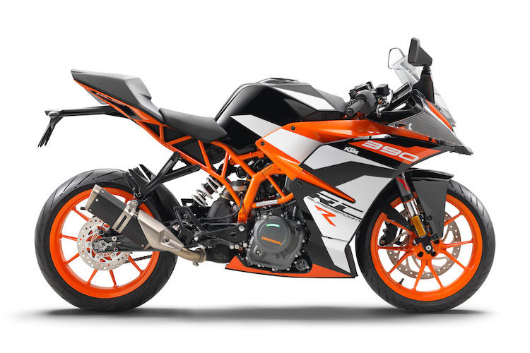 رونمایی KTM از موتورسیکلت سوپراسپرت RC 390 مدل 2018