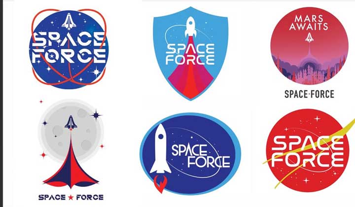 نشان‌های احتمالی نیروی فضایی ارتش آمریکا 