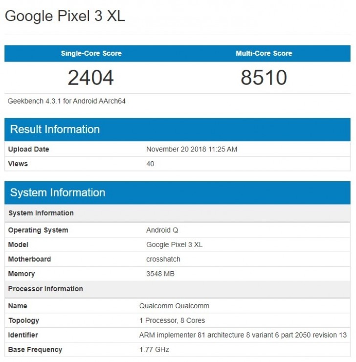 pixel 3 XL / پیکسل 3 اکس ال