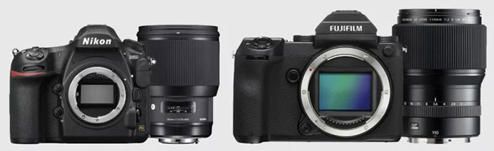 Nikon D850 vs Fujifilm GFX 50S نیکون و فوجی فیلم