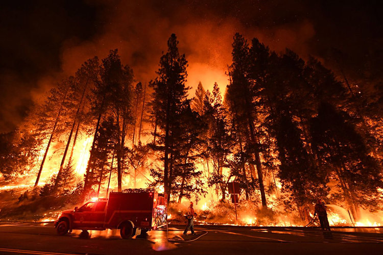 California wildfire 2018 / آتش سوزی کالیفرنیا