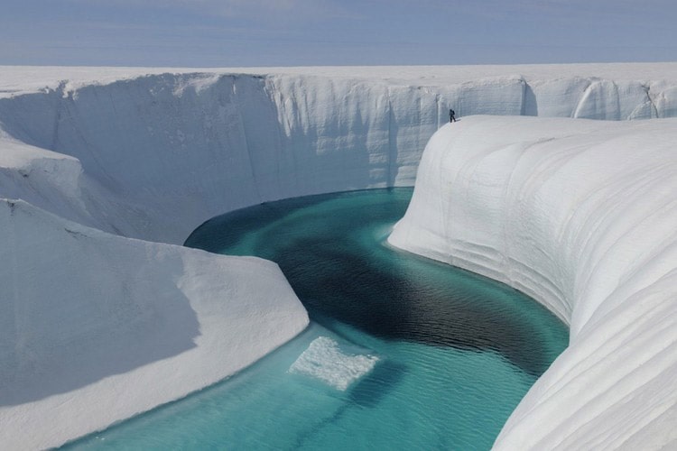 سرعت بی‌سابقه ذوب یخ‌های گرینلند