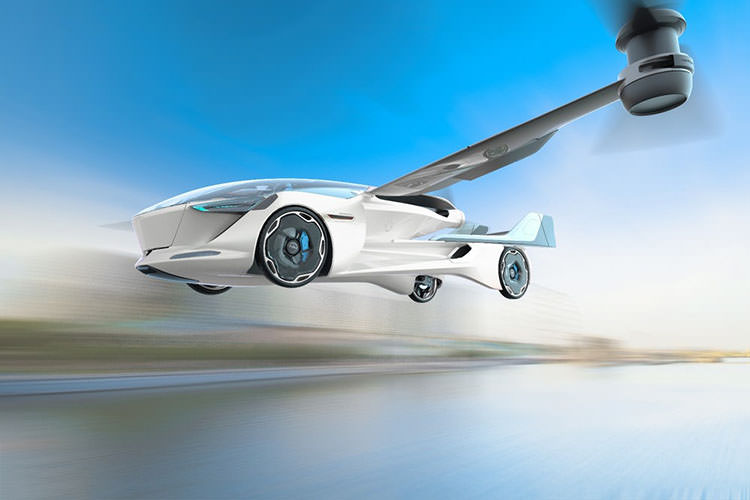 AeroMobil flying car / ماشین پرنده ایروموبیل
