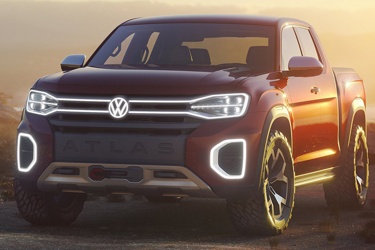 volkswagen atlas tanoak pickup concept