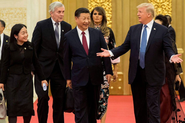 تراز تجاری آمریکا و چین