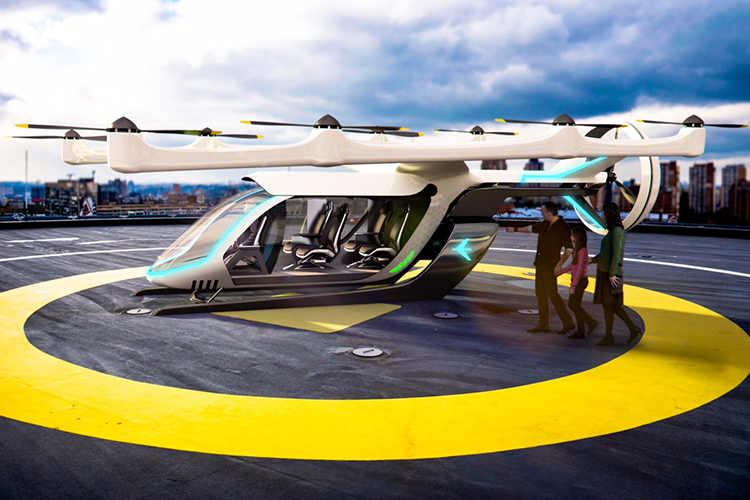 طرح مفهومی eVTOL؛ تاکسی هوایی آینده