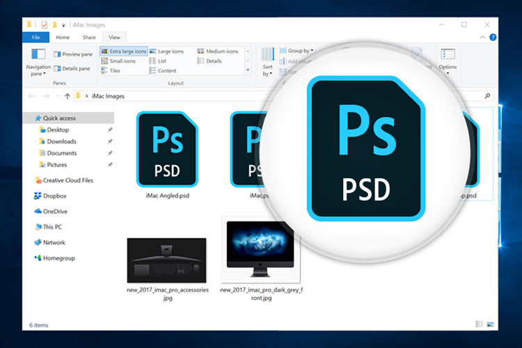 نحوه‌ افزودن پیش‌ نمایش آیکون فایل‌های PSD به فایل اکسپلورر ویندوز 10