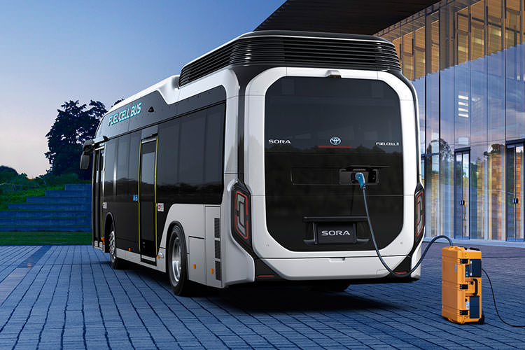 Toyota Hydrogen Fuel Cell Bus Sora / اتوبوس پیل سوختی هیدروژنی تویوتا سورا