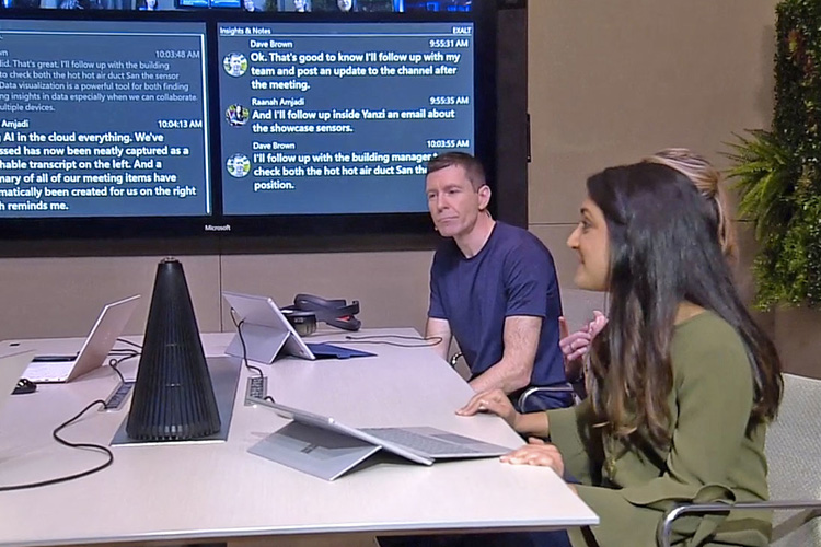 وب کم مخروطی مایکروسافت، صدا و چهره کاربران را در ویدیو کنفرانس تشخیص می دهد