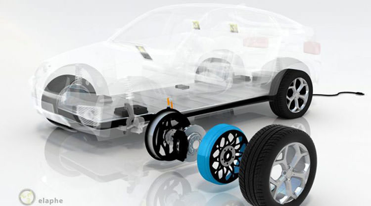 Elaphe in-wheel plug-and-play electric motor / موتور الکتریکی داخل چرخ