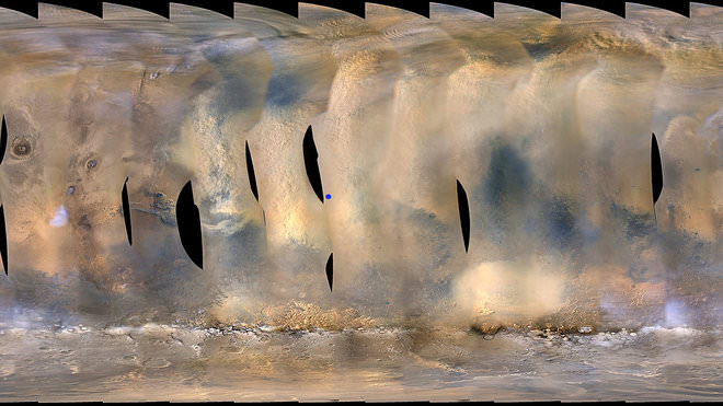 Dust Storm in Mars