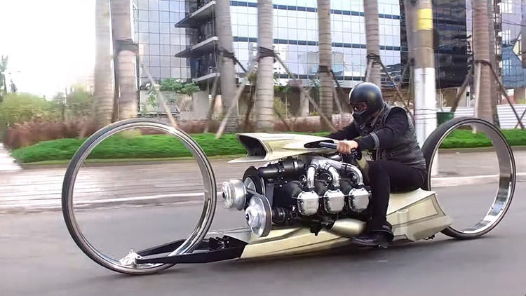 موتورسیکلت TMC؛ ترکیب انقلابی موتور هواپیما با چرخ‌های ۳۶ اینچ
