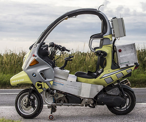 BMW C1 Autonomous Motorbike / موتورسیکلت خودران بی‌ام‌و C1