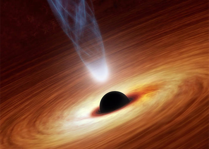 برخورد زمین با سیاهچاله
