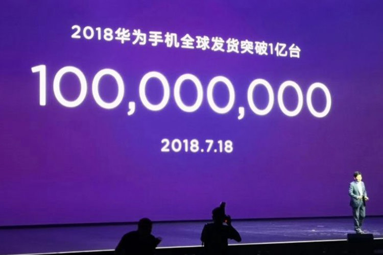 رکورد فروش ۱۰۰ میلیون گوشی هوشمند هواوی از ابتدای سال ۲۰۱۸ تاکنون  