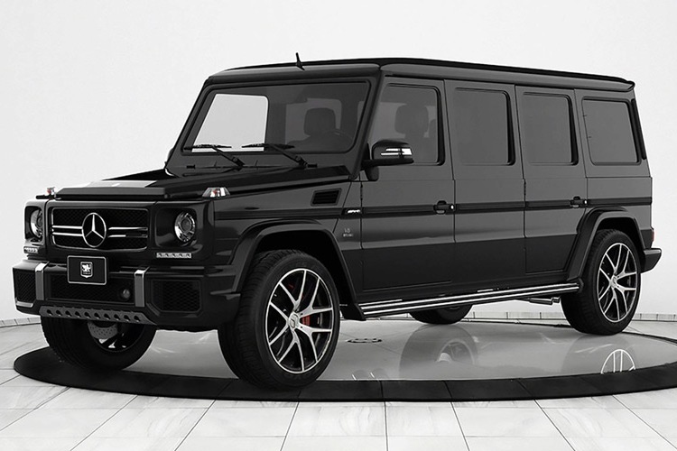 لیموزین مرسدس بنز AMG G63 با بدنه ضدگلوله معرفی شد