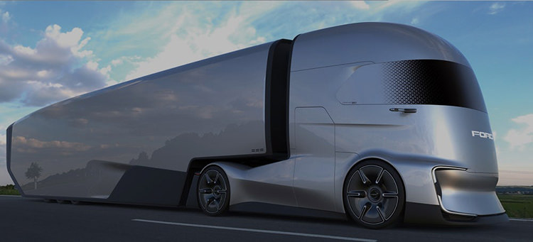 Ford F-Vision concept electric autonomous truck / کامیون مفهومی برقی خودران فورد اف-ویژن 