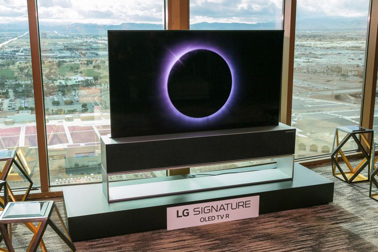ال جی تلویزیون رول شدنی SIGNATURE OLED TV R را بهار ۲۰۱۹ راهی بازار میکند