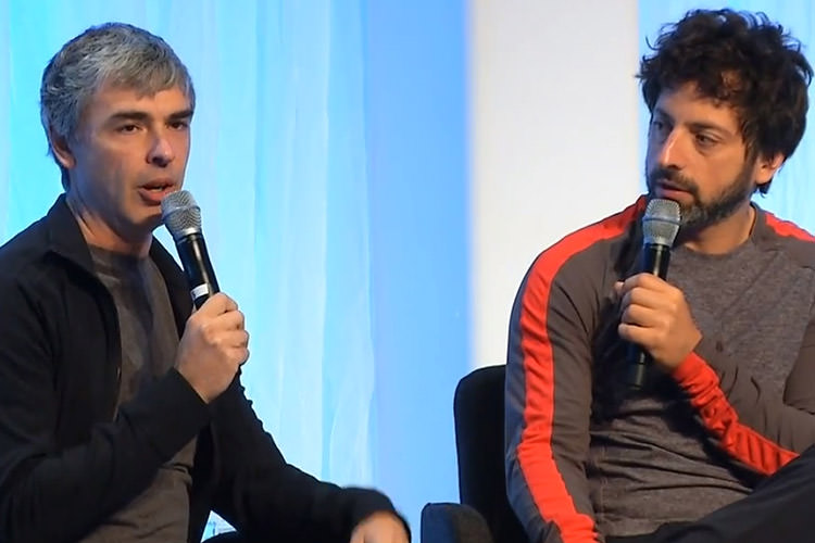 لری پیج (چپ) و سرگئی برین (راست) / Larry Page (Left) and Sergey Brin (Right)
