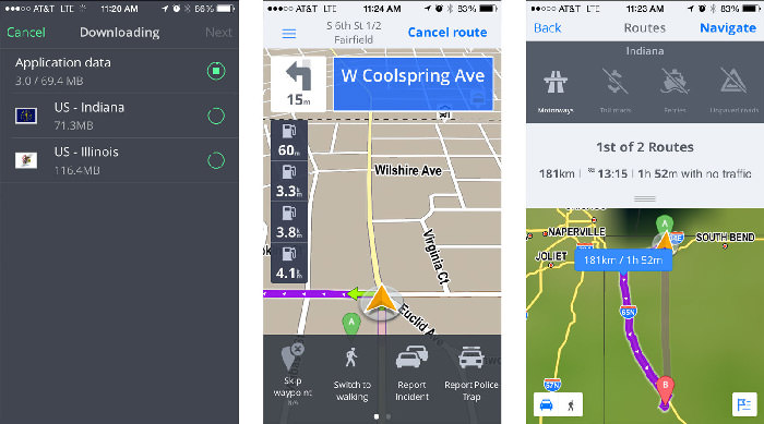 اپلیکیشن های راهیابی/ navigation apps