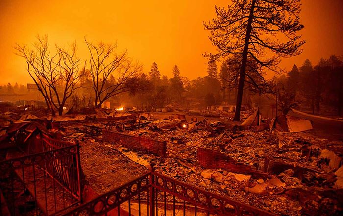 نابودی شهر پارادایس بعد از آتش سوزی گسترده کالیفرنیا
