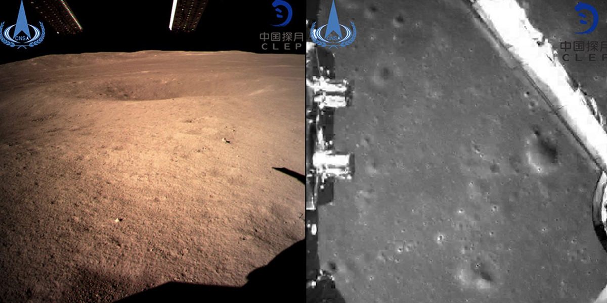 Chang'e 4 probe First Images