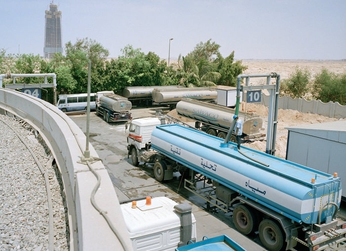 توزیع آب در عربستان
