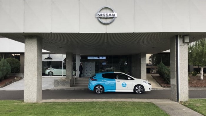 Nissan and CSIRO solar-powered EV charging station