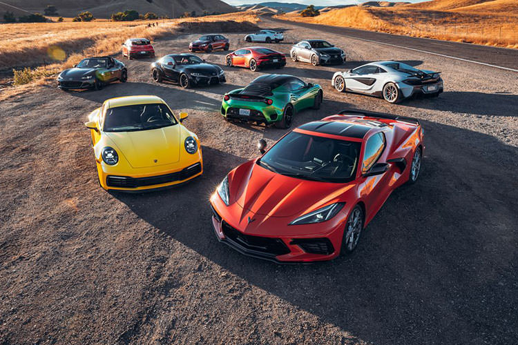 فهرست برترین خودروهای اسپرت دنیا به انتخاب Road & Track