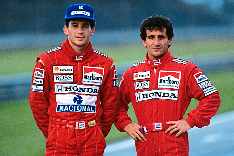 senna Alain Prost