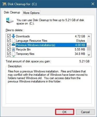 disk Cleanup