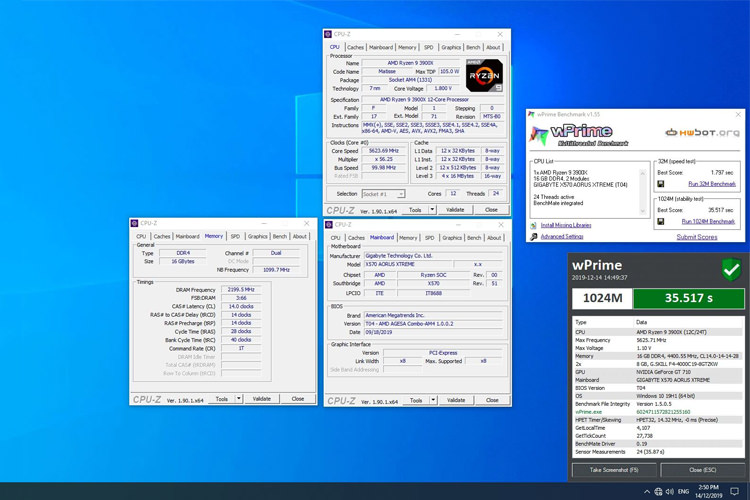 پردازنده AMD Ryzen 9 3900X موفق شد رکورد Core i9 7920X را بشکند