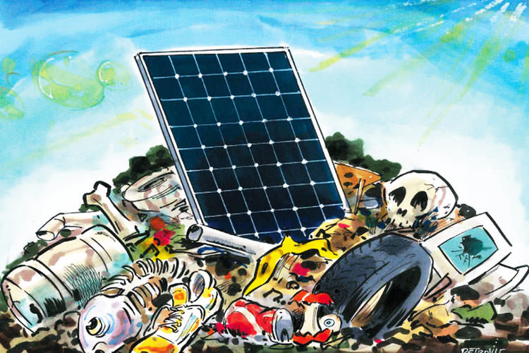 نیمه تاریک صنایع خورشیدی؛ با زباله های فتوولتائیک چه باید کرد؟