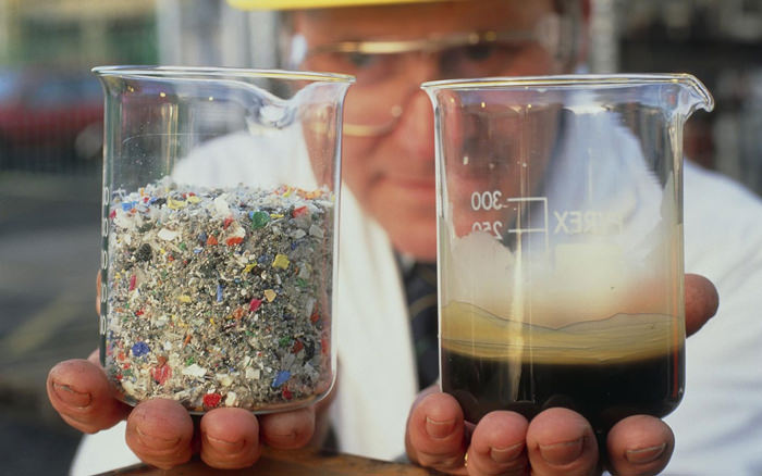 تبدیل پلاستیک به نفت خام
