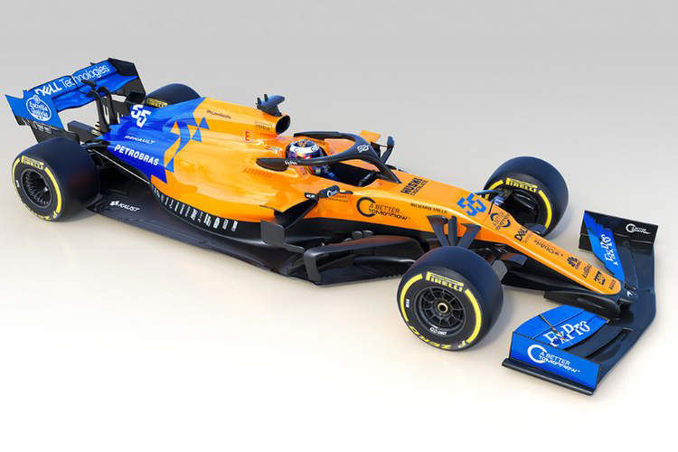 McLaren 2019 F1 car / خودرو فرمول یک مک لارن
