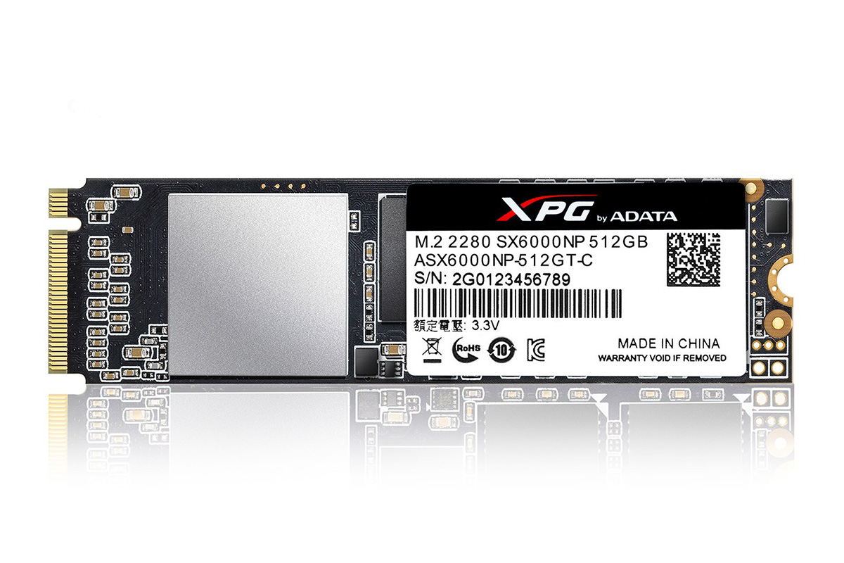 ای دیتا XPG GAMMIX S5 NVMe M.2 ظرفیت 512 گیگابایت