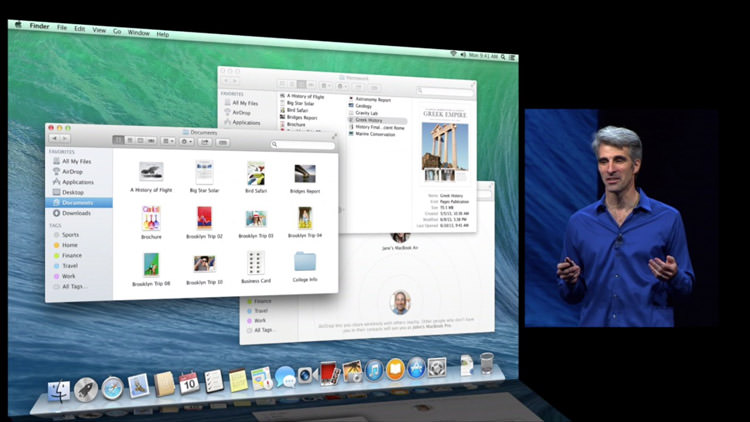 مک او اس Mac OS X 10.9 Mavericks WWDC 2013