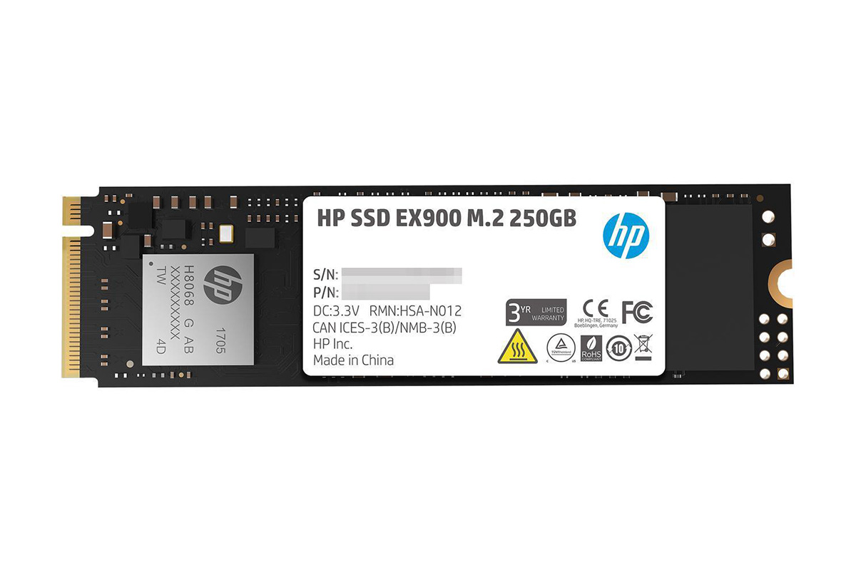 اچ پی EX 900 ظرفیت 250 گیگابایت