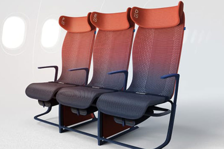 طراحی جدید شرکت لایر برای صندلی پروازهای اکونومی 