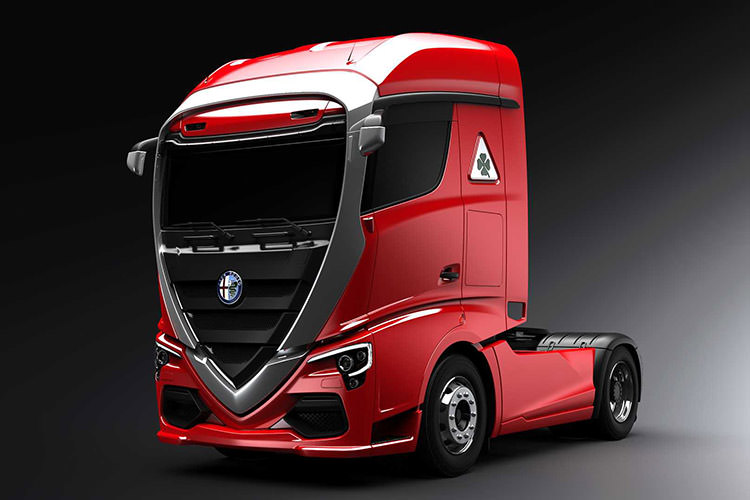 Alfa Romeo Truck / رندر کامیون کشنده آلفا رومئو